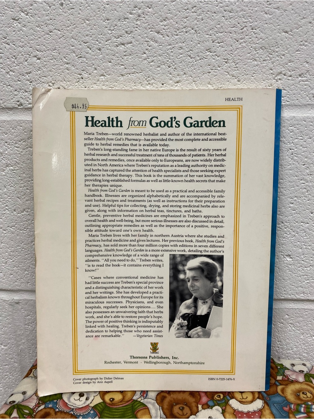 paperback copy of the book Health from God's Garden by Maria Treben - Picture 10 of 15